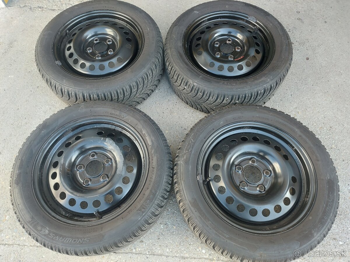 5x114,3R16 disky HYUDNAI-KIA -205/55R16 zimné pneu