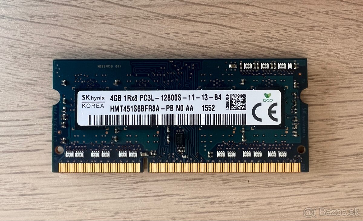 Pamäť RAM DDR3 4GB