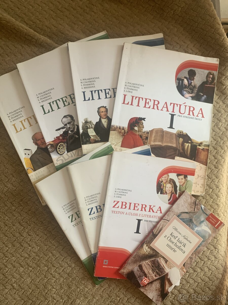 Literatúra pre stredné školy - učebnice a zbierky úloh