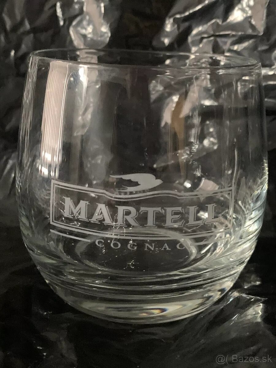 Pohár Martel Cognac Glass Stemless