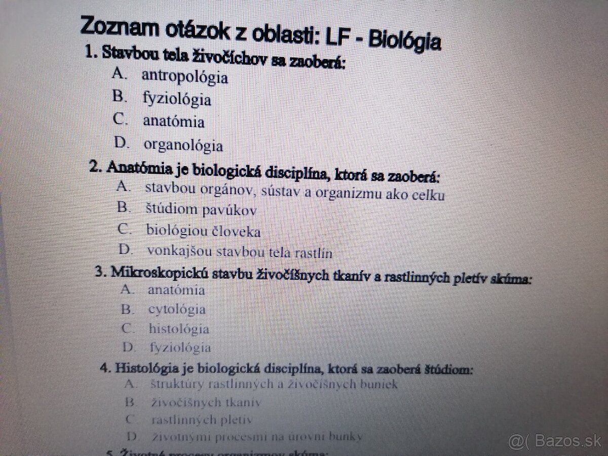 Podklady na LF SZU