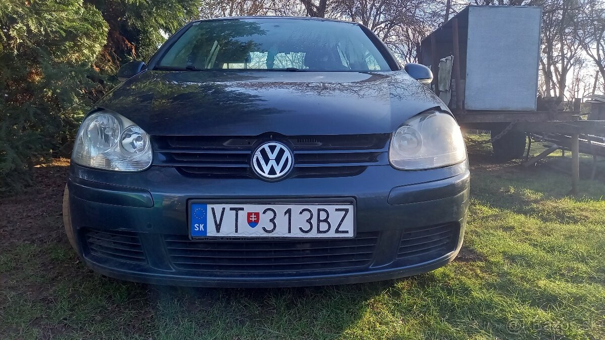 Volkswagen Golf 5, 1,9 TDI, r. v. 2008 - na náhradné diely