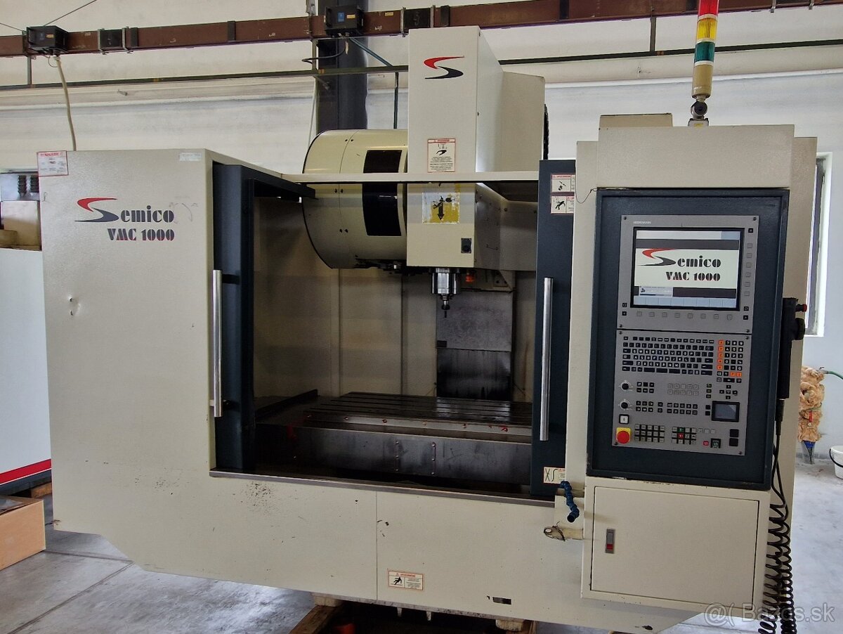 Obrábacie centrum CNC - SEMICO VMC 1000