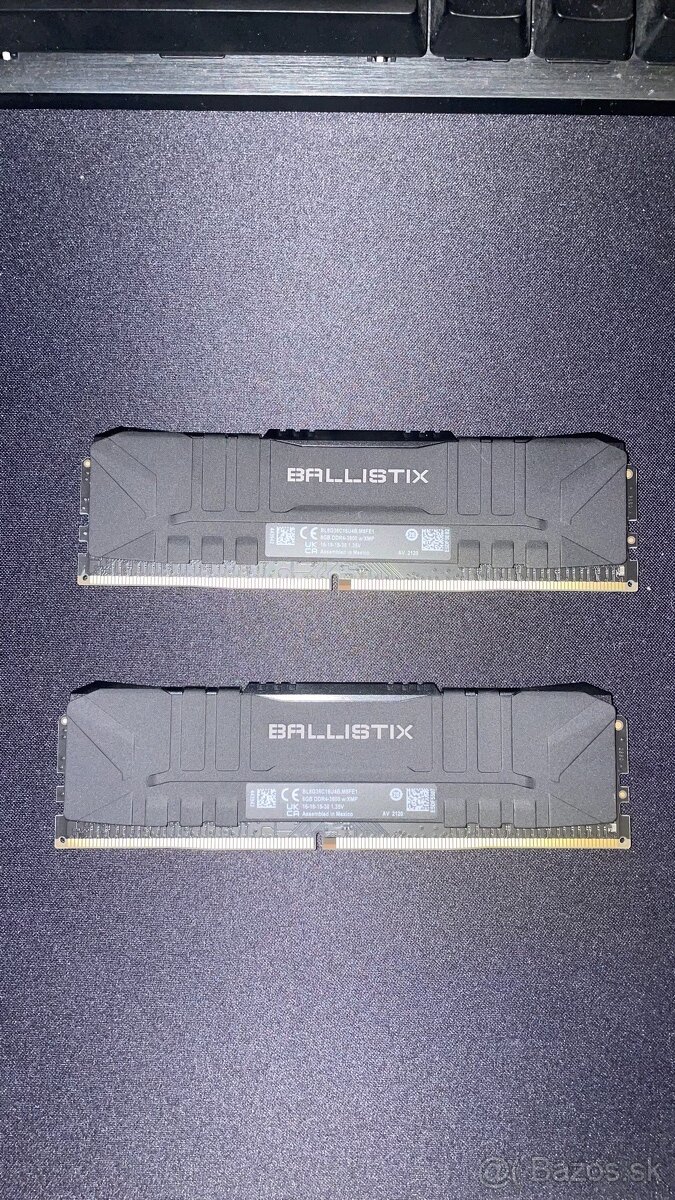 16GB DDR4 3600mhz Crucial BALLISTIX RAM