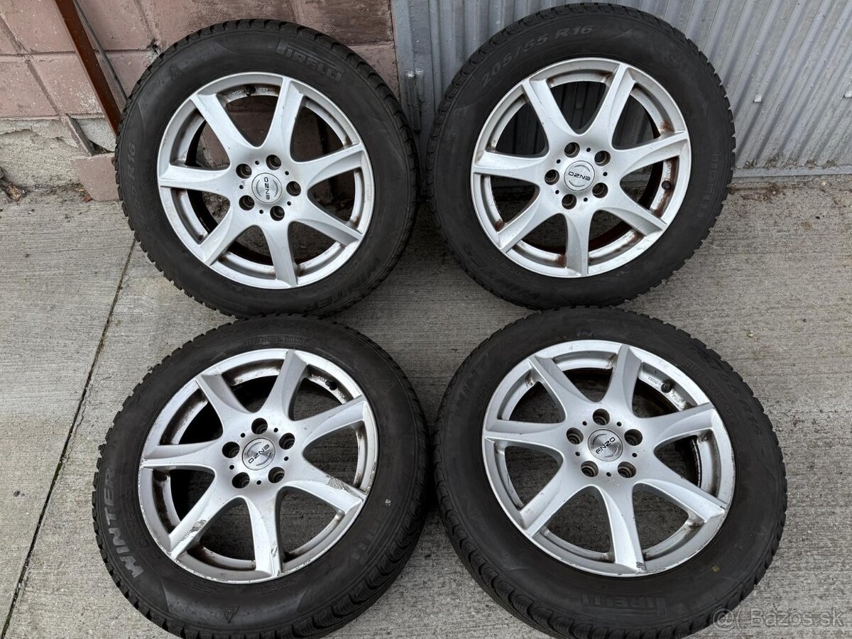 16" Elektrony 5x108 so zimnymi pneu 205/55 R16