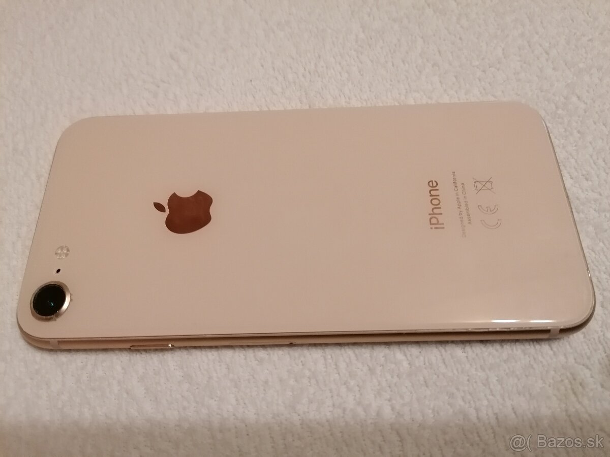 Apple iPhone 8, 64GB, rose gold - predám.