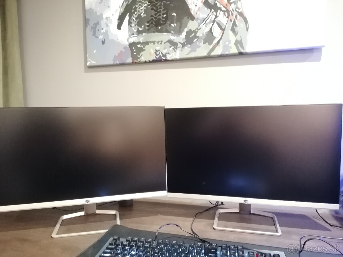 2x Monitor 24″ HP24F