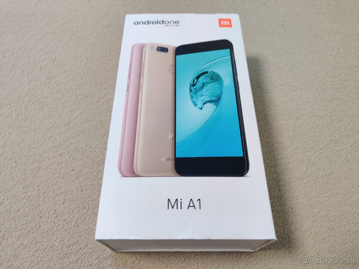 Xiaomi Mi A1 4G LTE.   4gb/64gb.   Čierna metalíza.