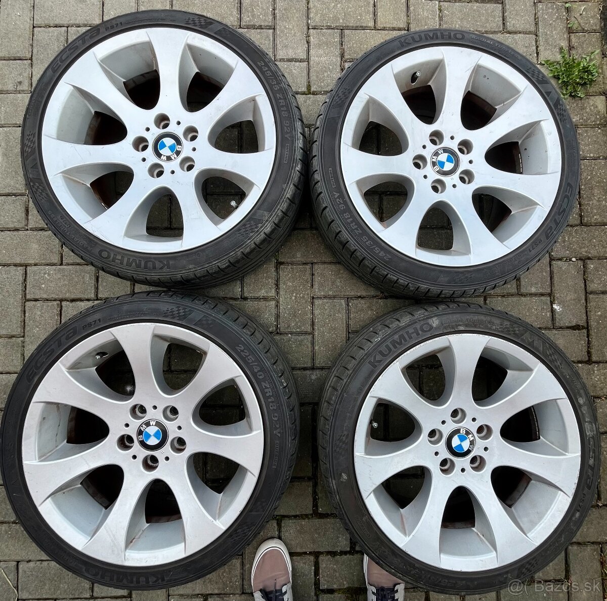 Originál BMW 18" ALU KOLA Styling 162 + Letní pneu