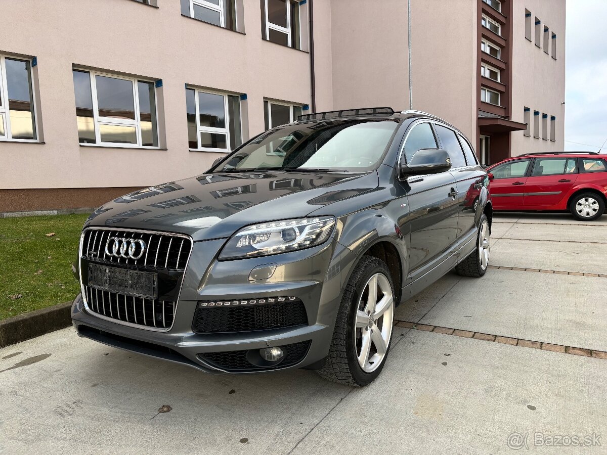 Audi Q7 Sline 2014 3.0tdi 180kw Pano 7miest Webasto Navi