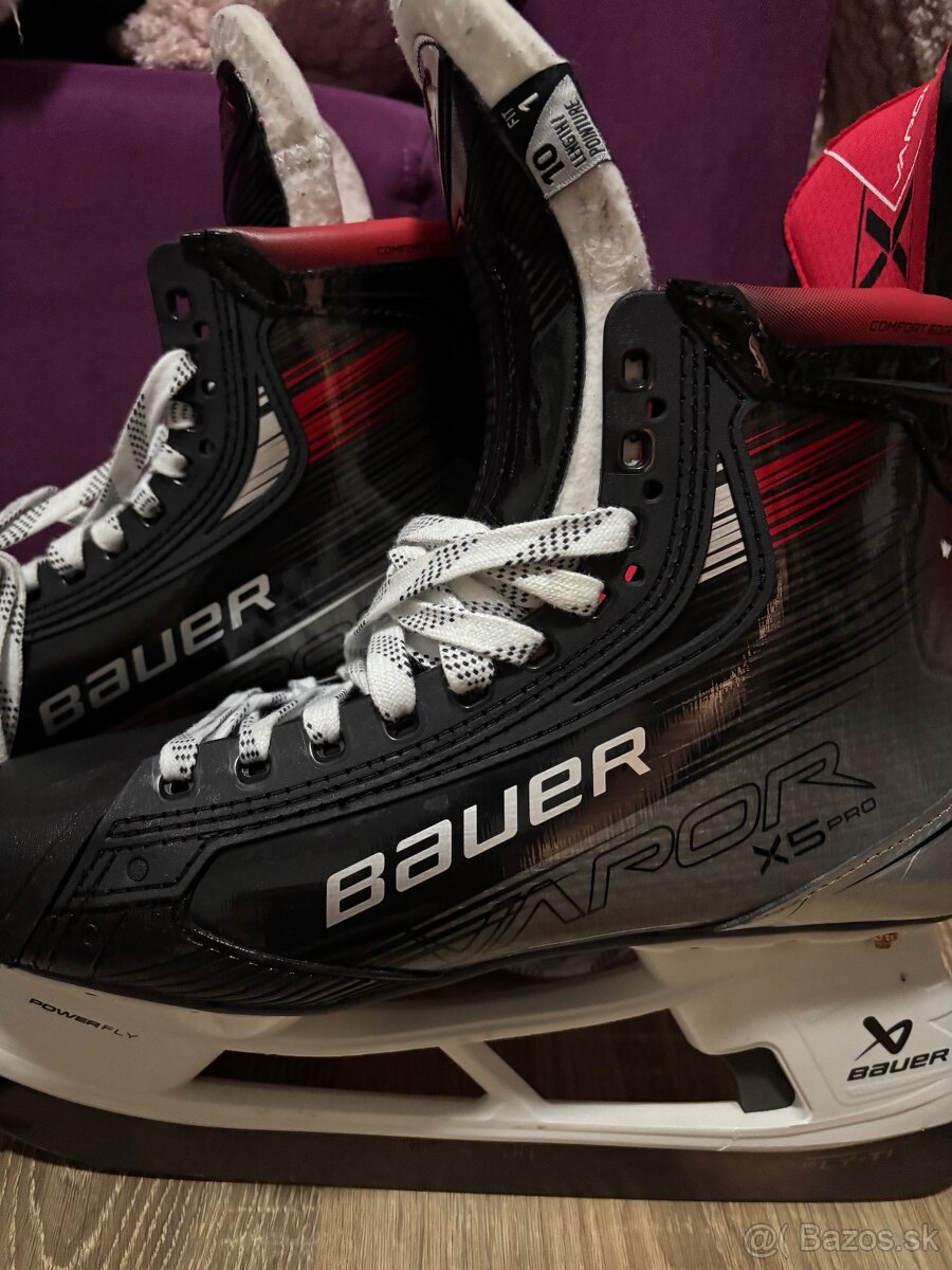 Hokejové korčule Bauer Vapor X5 Pro(10 FIT1) + nože Fly-TI