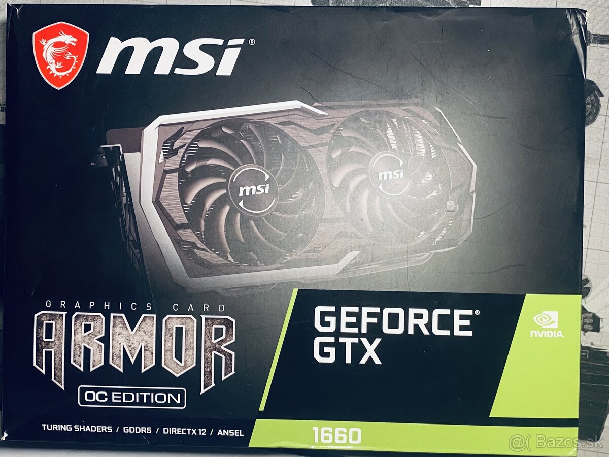 MSI Nvidia GeForce GTX 1660 6GB