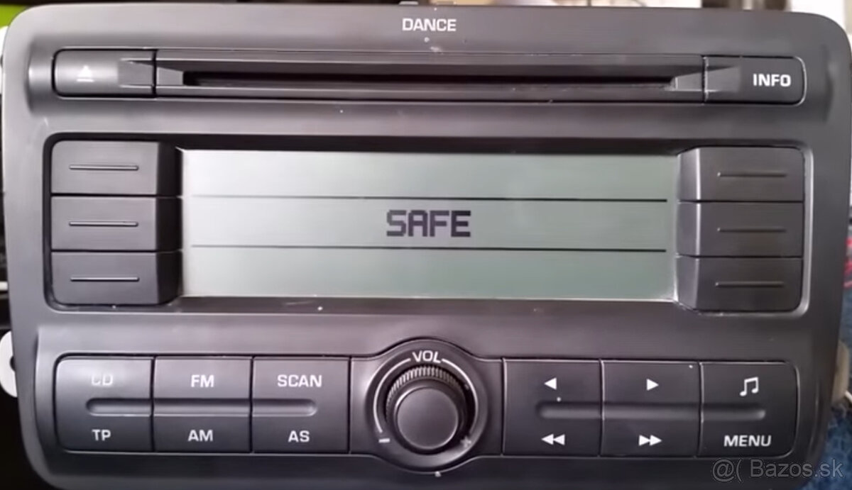 Kupim PIN na SKODA Dance autoradio