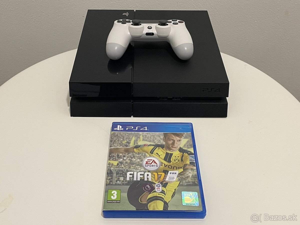 PlayStation 4 FAT 500GB + Fifa 17 + DualShock 4 FW 11.50