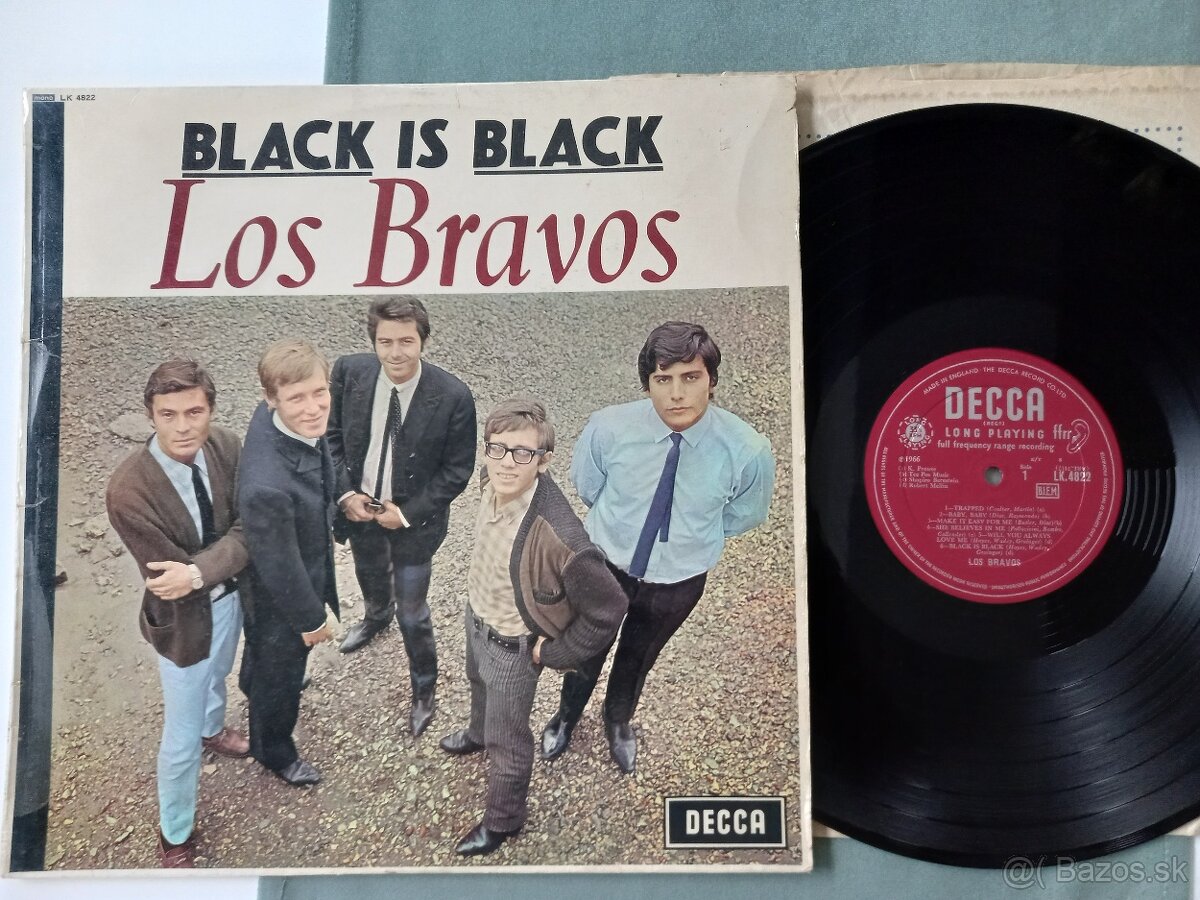 LOS BRAVOS  „Black Is Black“ /Decca 1966/ beat,rock,rhythm n