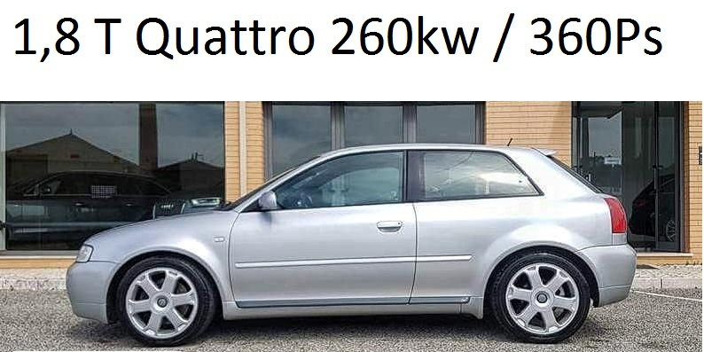 audi  S3 360ps  Quattro