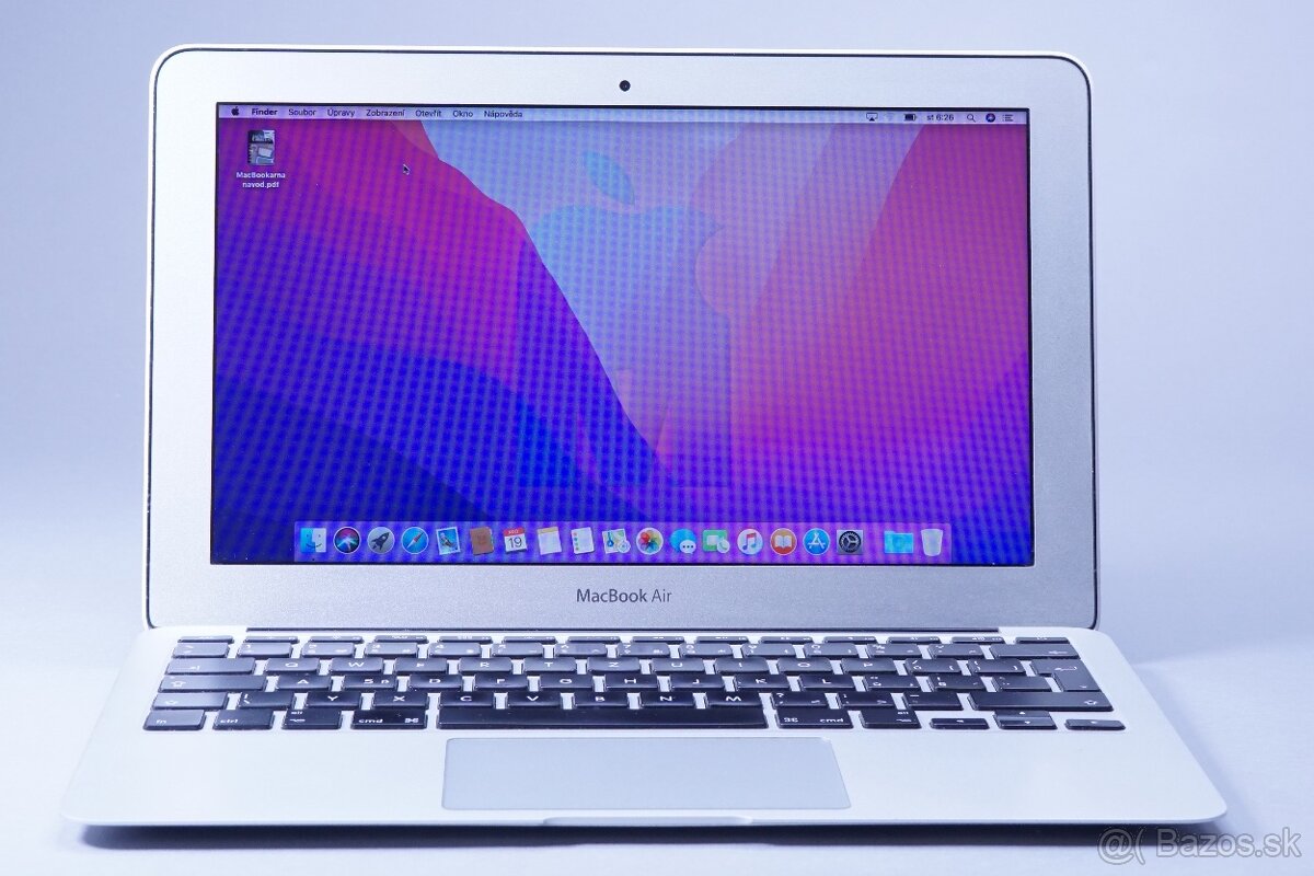 ZÁRUKA/Macbook Air 11.6"/I5 1.6GHZ/4GB RAM/128GBSSD/CZ