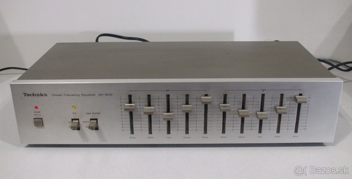 Equalizer 2x5 pasmovy TECHNICS SH8010, vyroba JAPAN