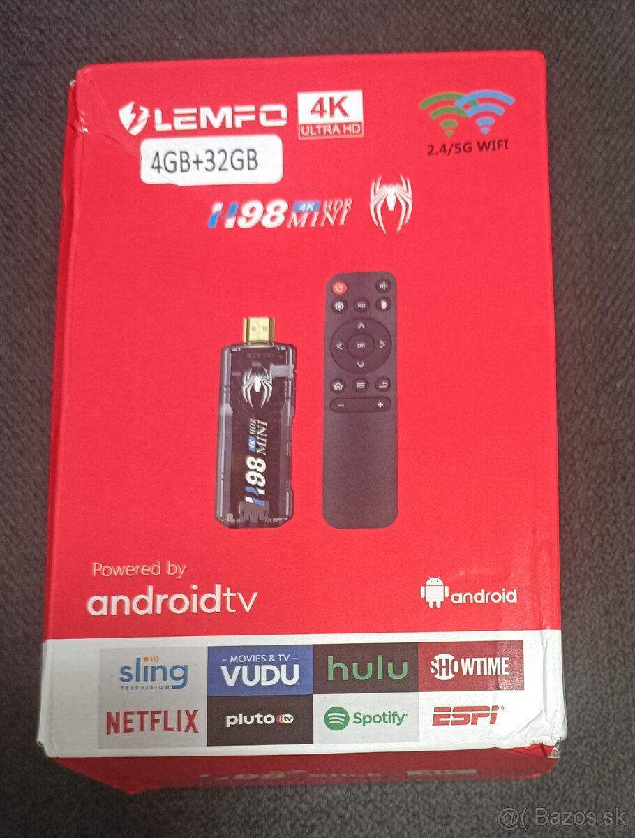 Android TV stick PRO 4K UHD 4/32GB