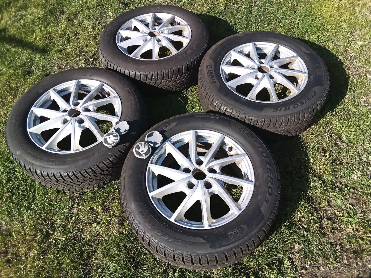 Zimné kolesá 5x112 r16 PASSAT SUPERB 215/60 r16