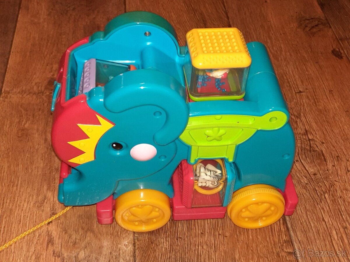 Slon ťahací - hra melodiu, kocky .. Fisher price