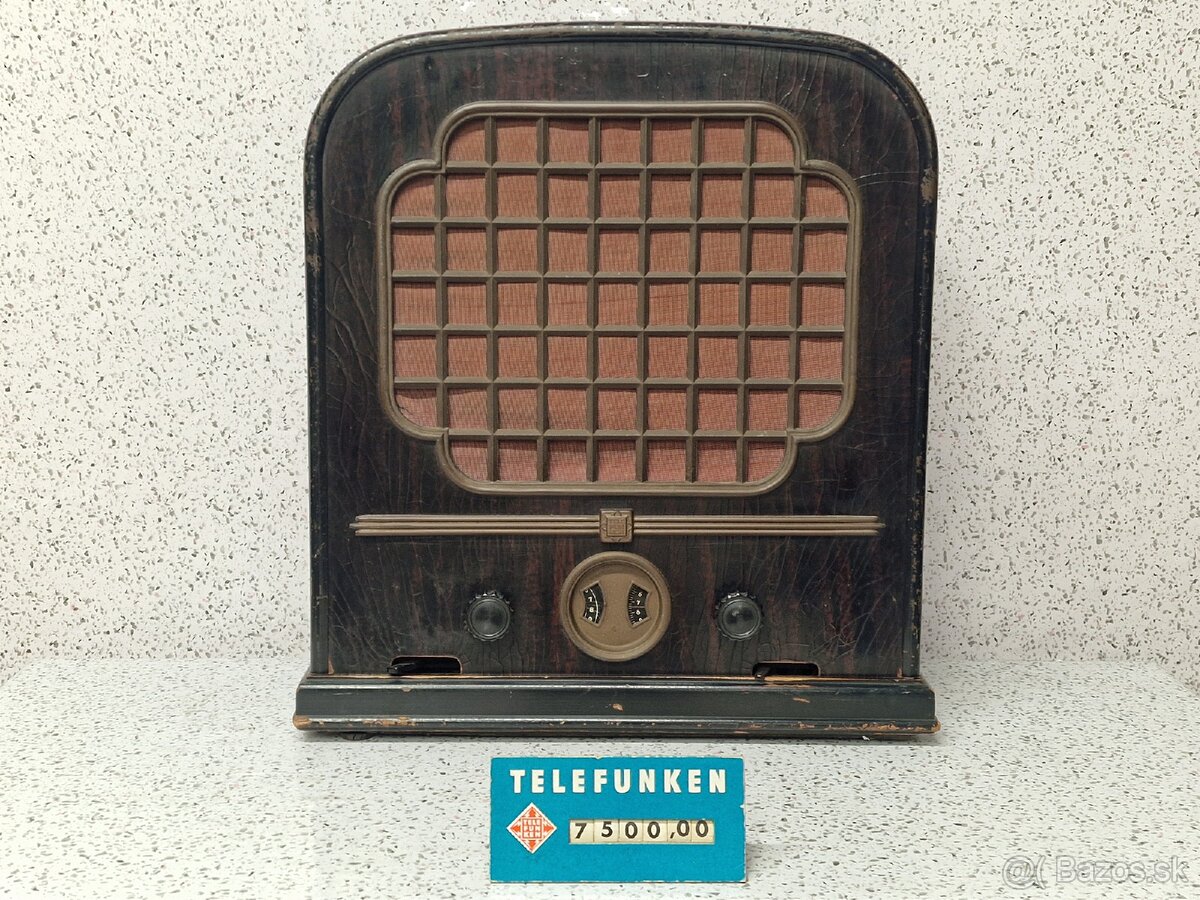 Roky 1930 – 1932 ☆ TELEFUNKEN 33 W/L