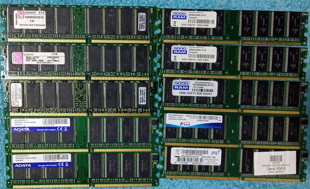DIMM DDR 400MHz 1GB