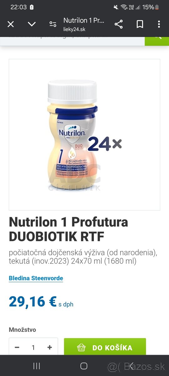 Nutrilon duobiotik