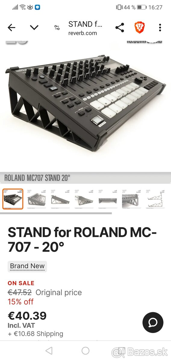 Zvažujem predaj Roland mc-707 + stojan