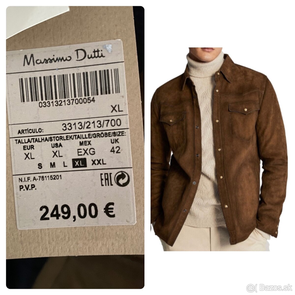 Nova kozena bunda Massimo Dutti