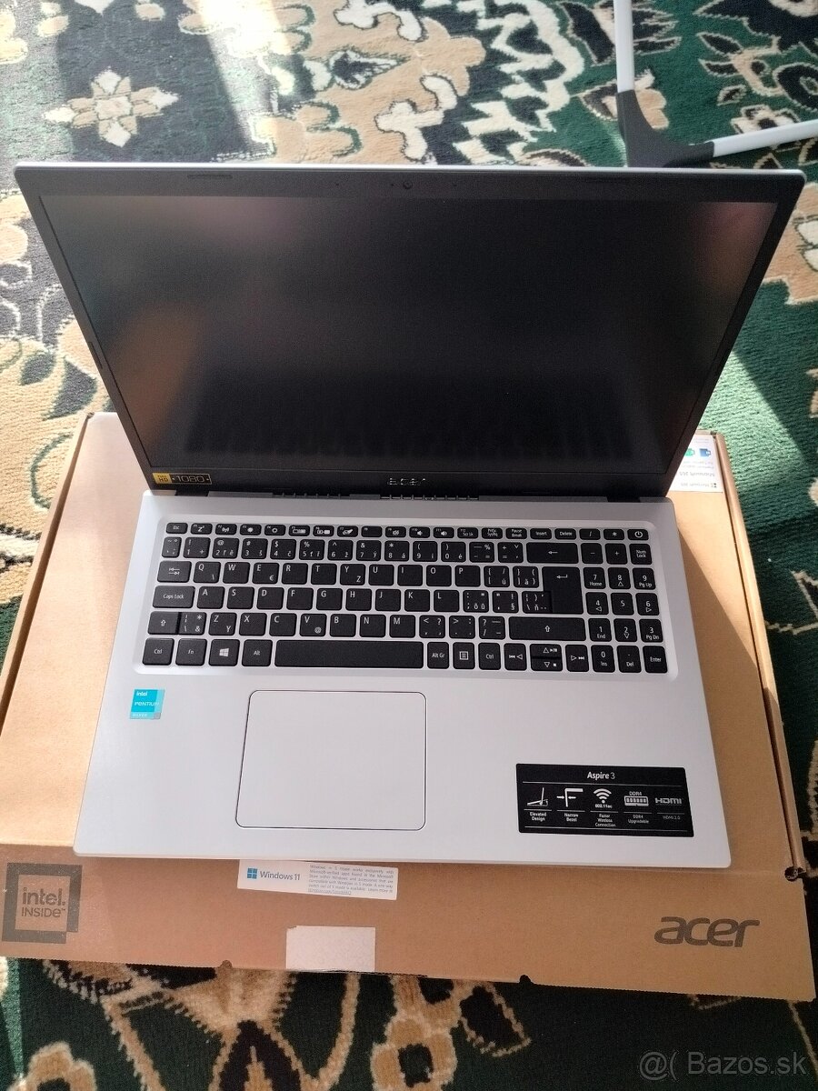 Notebook Acer Aspire 3 Pure Intel RAM 8GB 128GB