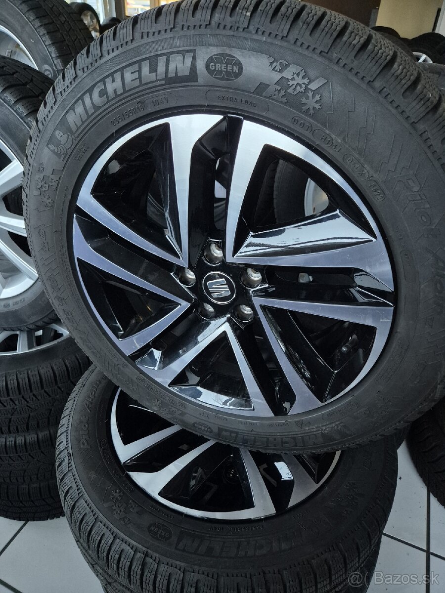 Predám alu disky origo. Seat Tarraco 5x112 R18 a zimne pneu.