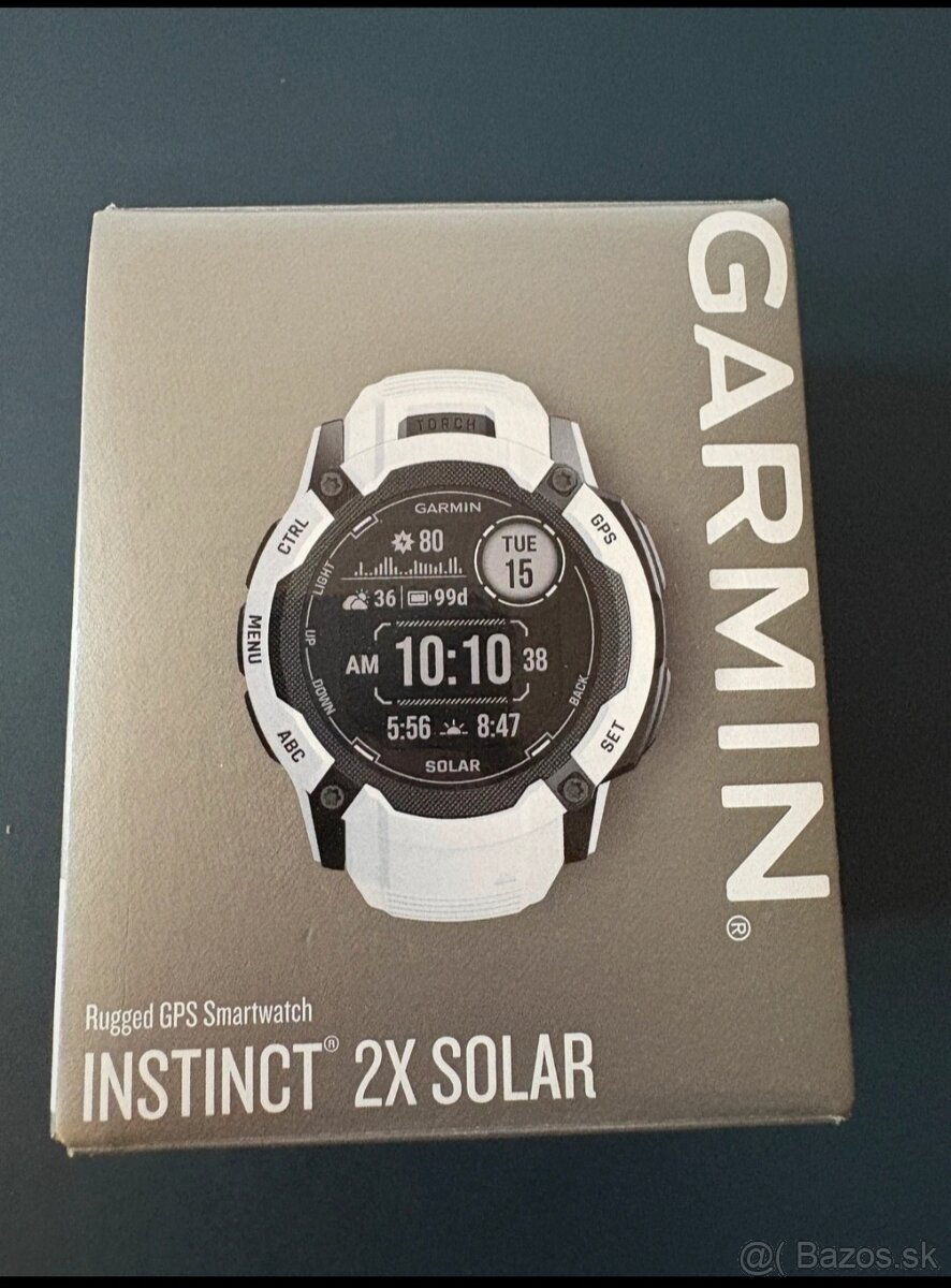 Garmin Instinct 2X Solar Whitestone