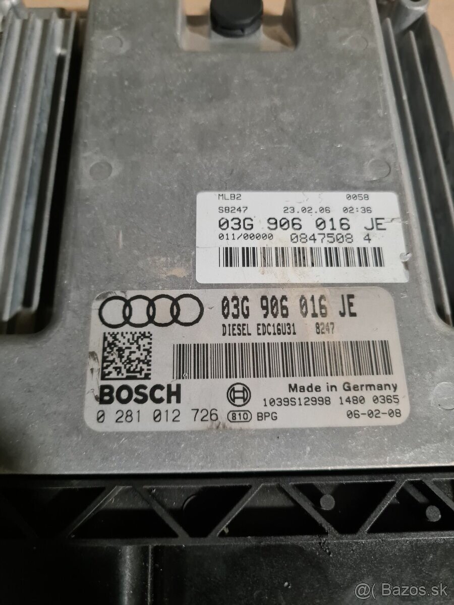 Audi a6 4f riadiaca jednotka motora