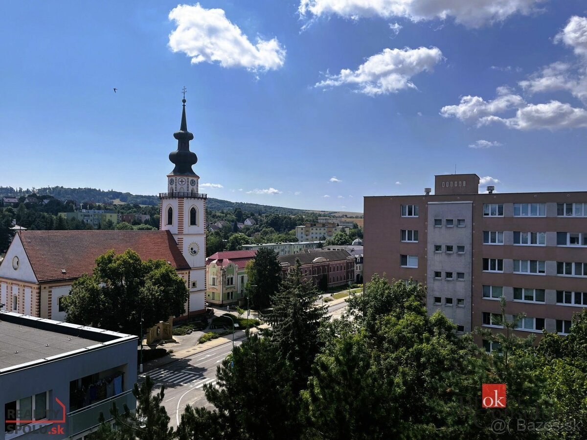 3-izbový byt v centre Myjavy, predaj