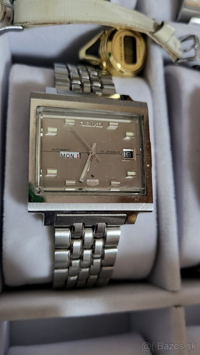 Predám vintage Seiko 6119-5000,Monaco, 21jewels ,199e