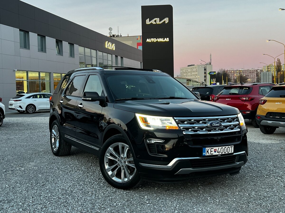 FORD EXPLORER LIMITED 3.5 V6 AWD, 216kW, 2019, 49 500km