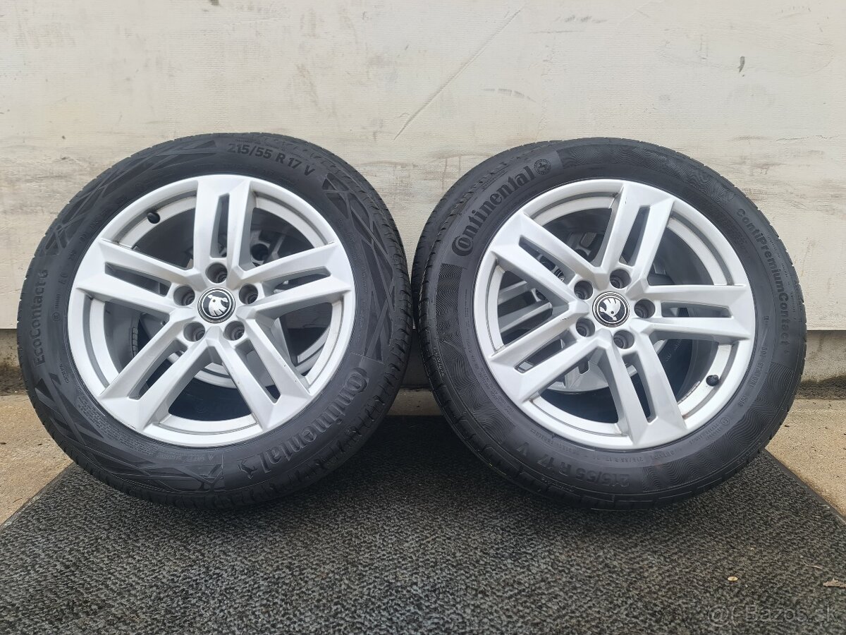 5X112 R17 + LETNE PNEU 215/55 R17