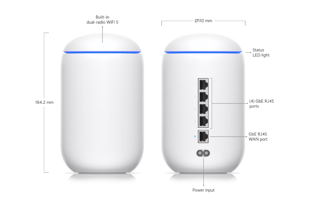 Ubiquiti UniFi Dream Machine silny wifi router