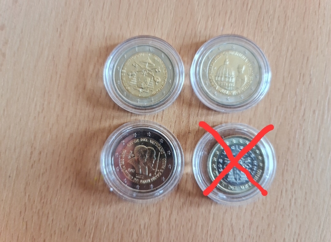 2 EURO Vatikánske mince