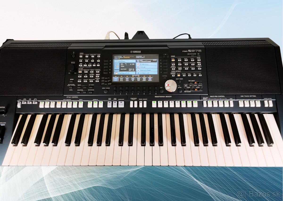 Yamaha PSR-S975 – profesionálna aranžérska klávesová stanic