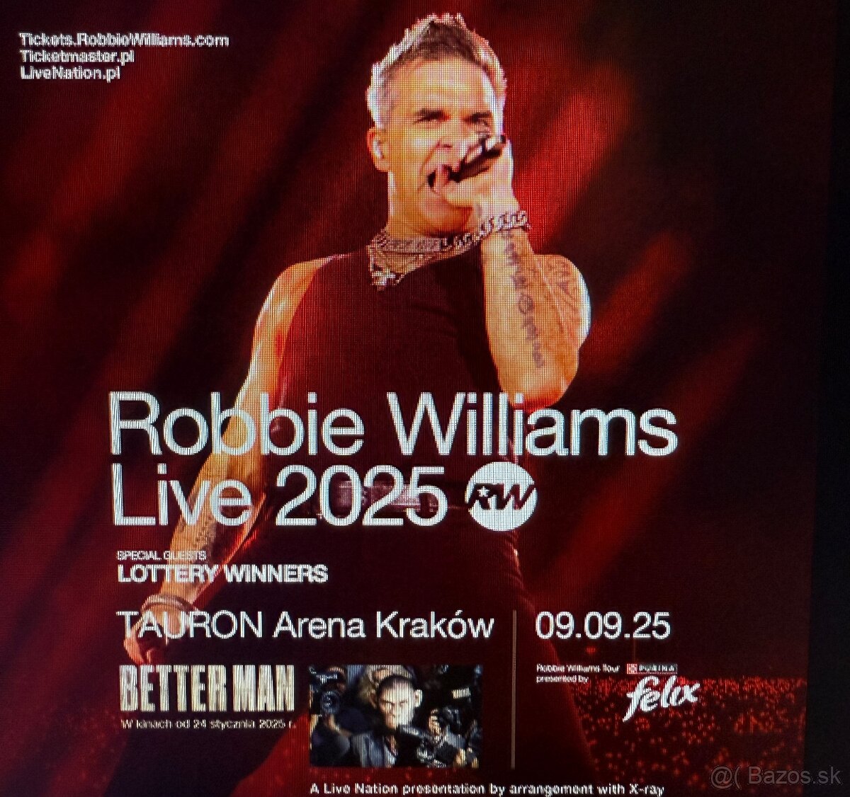 Robbie Williams tour - Krakow 9.9.2025