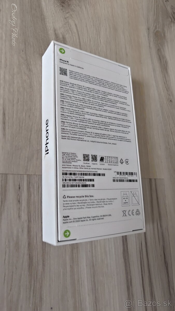 Iphone 16 128GB  nový