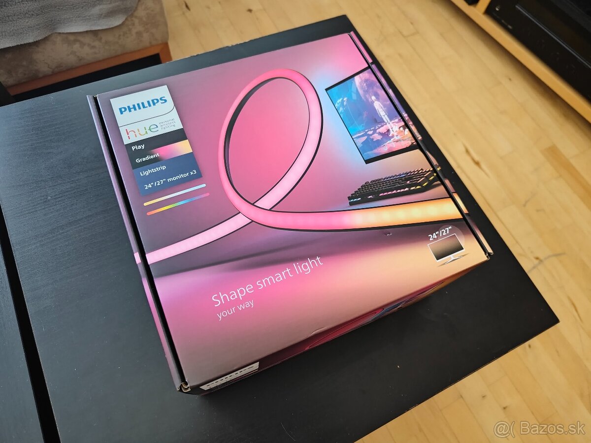 Philips Hue Gradient PC Lightstrip na 24/27 monitor (3ks)