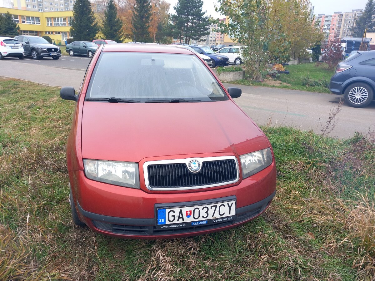 Predam škodu fabia  1.2 ,rok vyr.2003