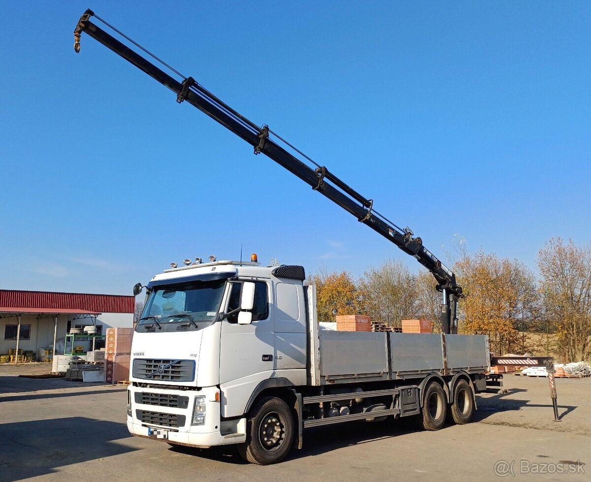 VOLVO FH 16 64R  6x4 valník s HR HIAB