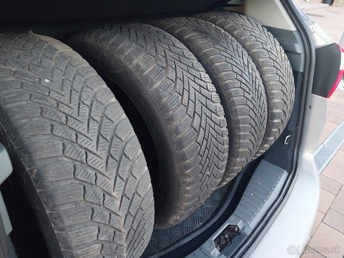 Disky 5x108 16" (FORD) + Zimné pneu 205/55 R16