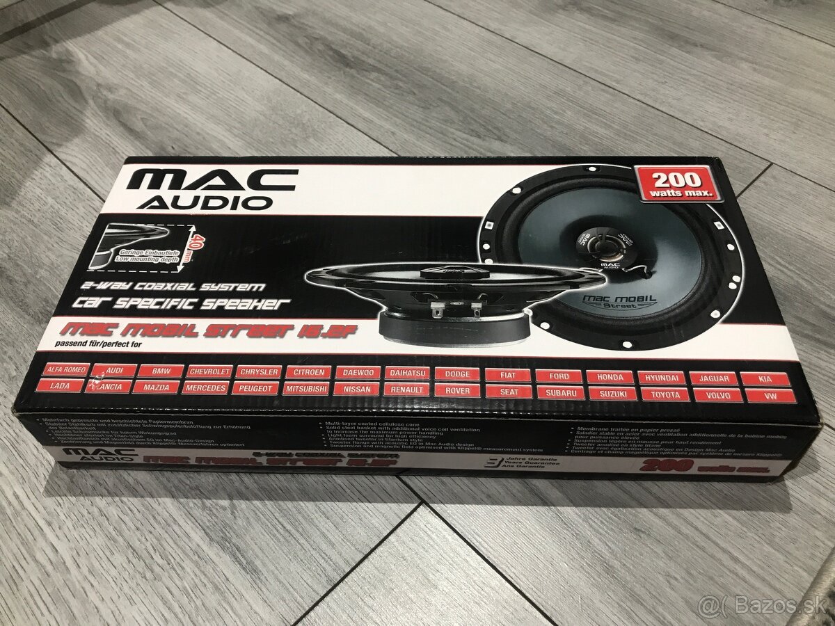 Reproduktory MAC AUDIO