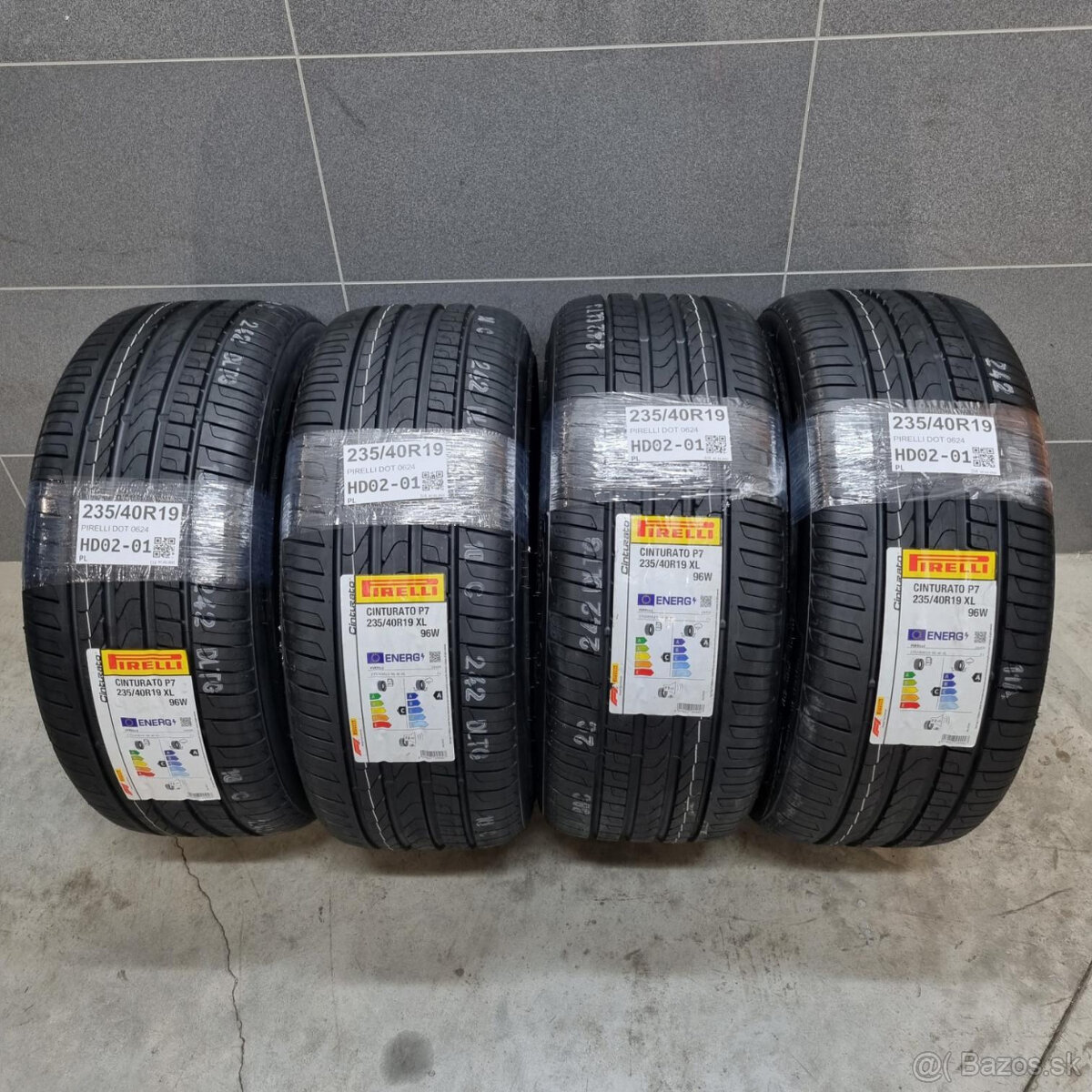 Letné pneumatiky 235/40 R19 PIRELLI DOT0624