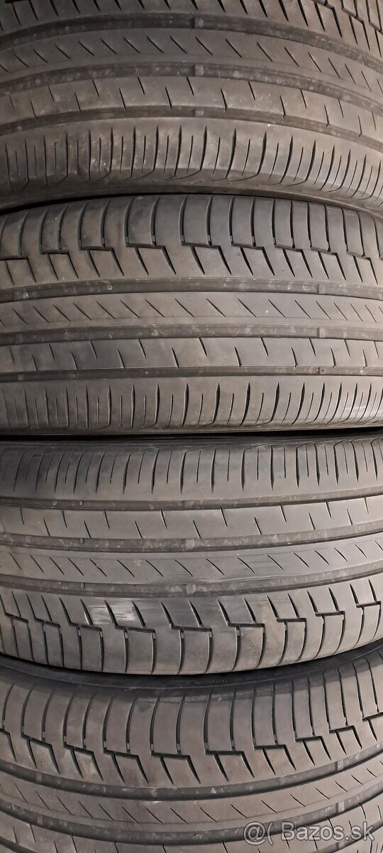 Predám 4ks jazdené letné 255/45r20-105V Continental